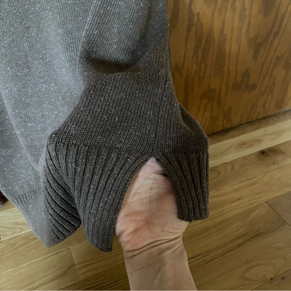 Coyuchi 100% Organic Cotton Arroyo Funnelneck Sweater | Relaxed | Minimalist - Picture 6 of 8